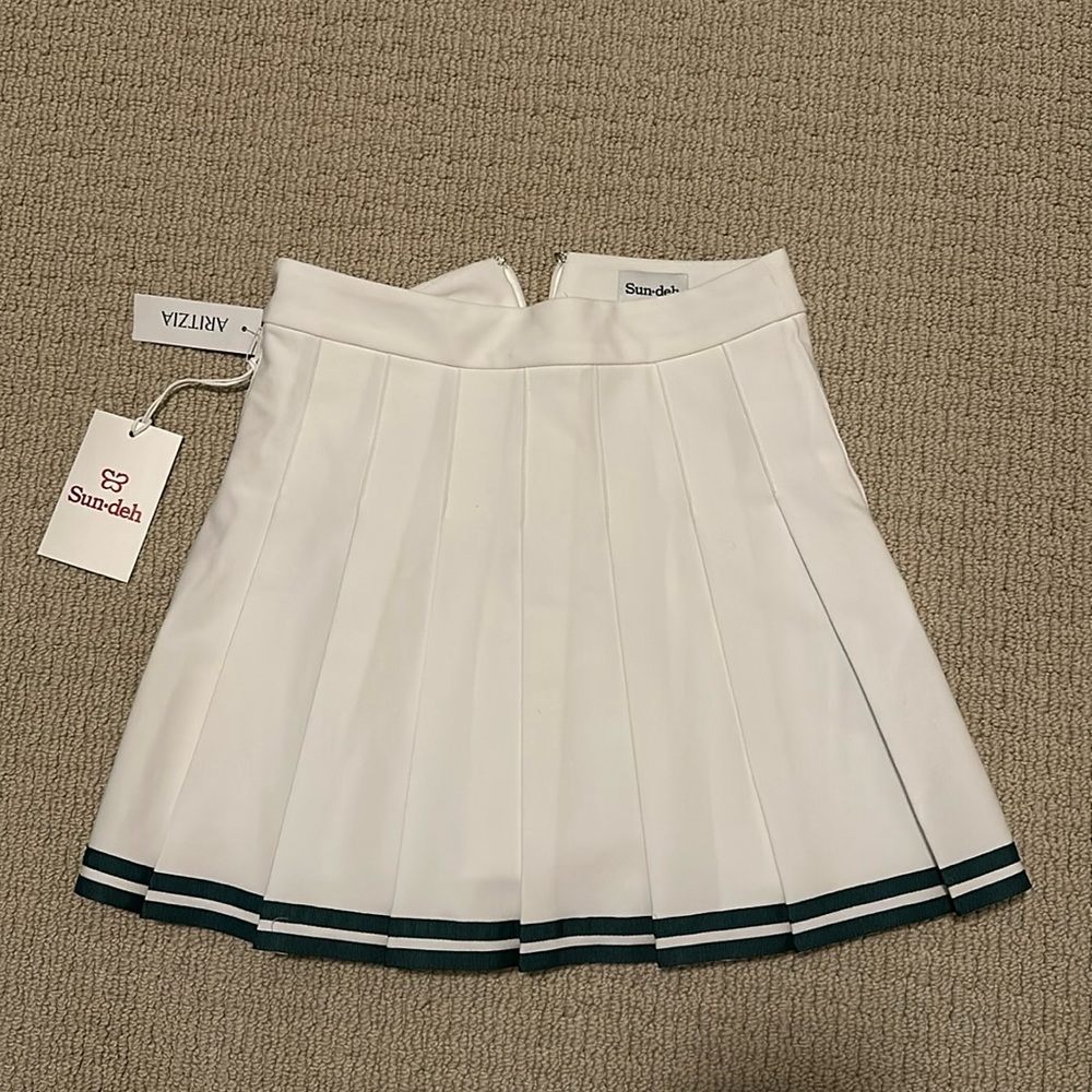 Sunday Best OLIVE MICRO PLEATED SKIRT